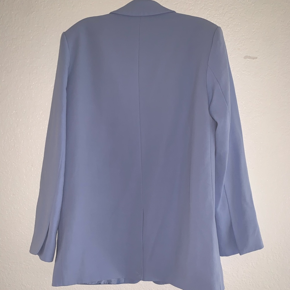 Blue Zara Oversized Blazer - Picture 8 of 11
